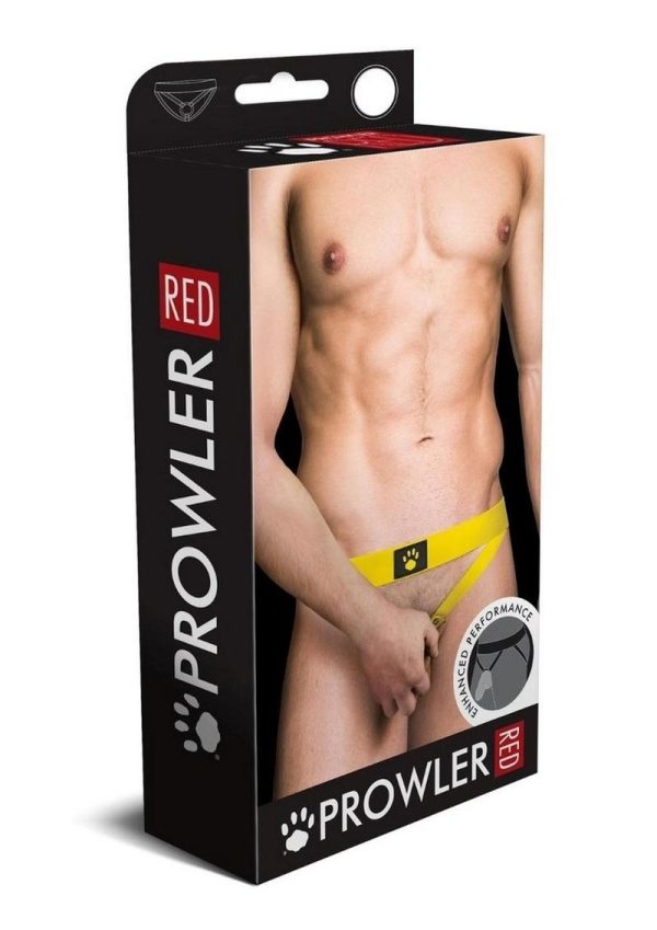 Prowler Red Ass-Less Cock Ring - Small - Yellow