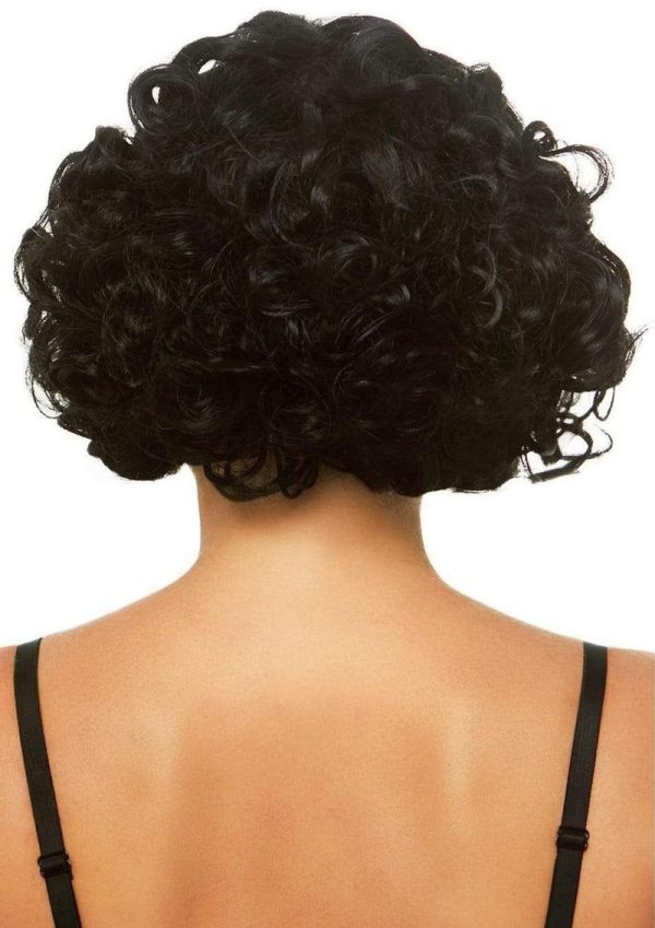 Leg Avenue Curly Bob Wig - O/S - Black