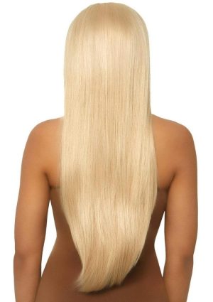 Leg Avenue Long Straight 33 Center Part Wig - O/S - Blonde