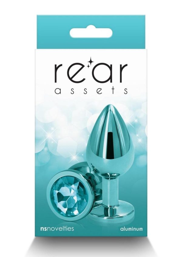 Rear Assets Aluminum Anal Plug - Medium - Teal