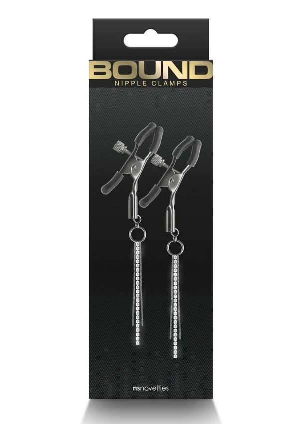 Bound Nipple Clamps D3 - Gunmetal Gray