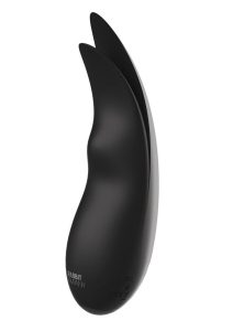 The Power Rabbit Rechargeable Silicone Vibrator - Black