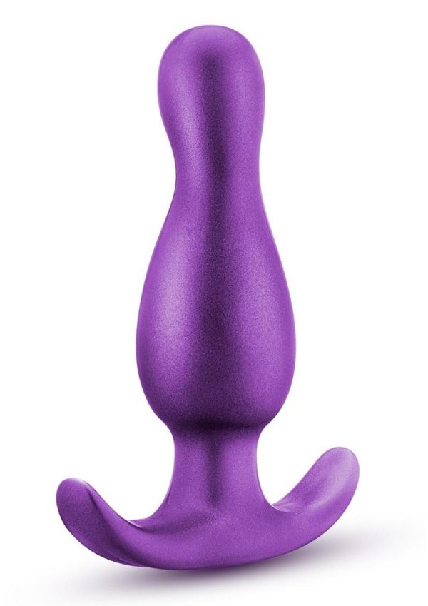 Anal Adventures Matrix Quantum Plug Silicone Anal Plug - Galatic Purple