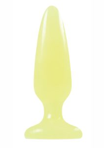 Firefly Pleasure Plug Butt Plug Glow In The Dark - Yellow