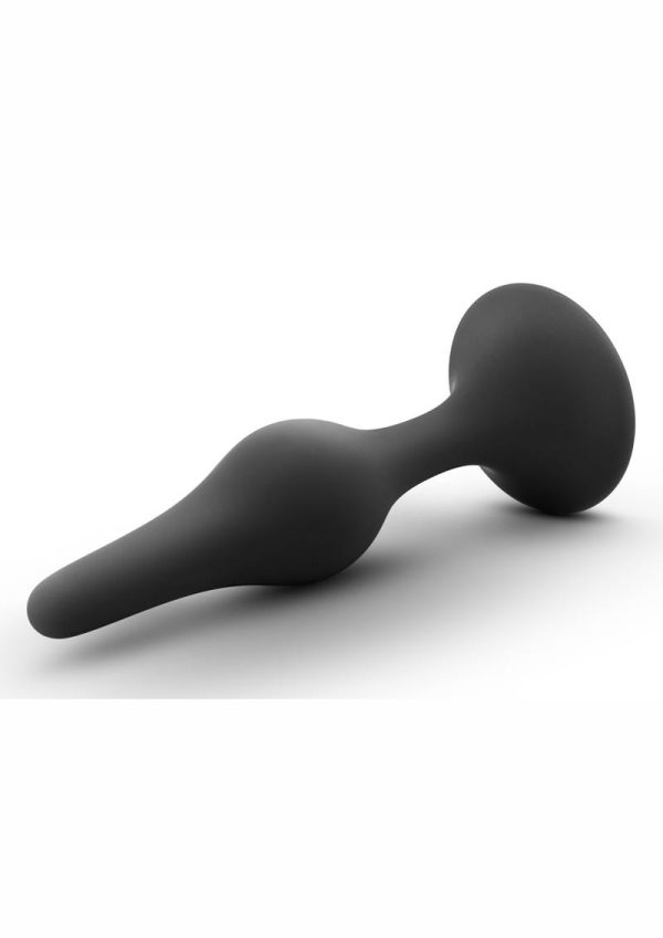 Luxe Beginner Silicone Butt Plug Small - Black