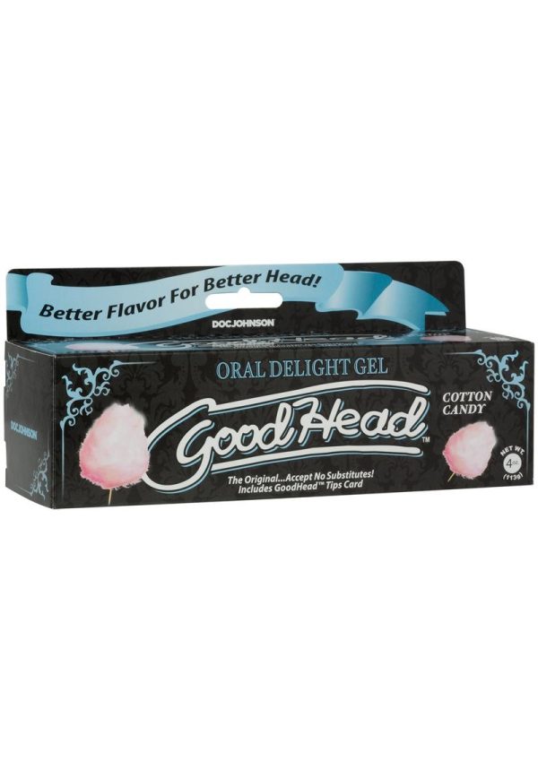 GoodHead Oral Delight Gel Flavored Cotton Candy 4oz