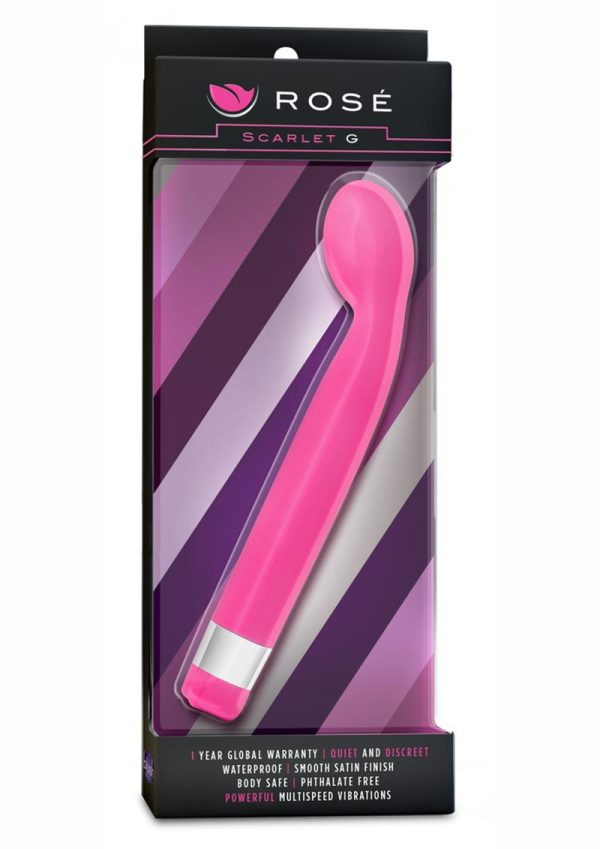 Rose Scarlet `G` G-Spot Vibrator- Pink