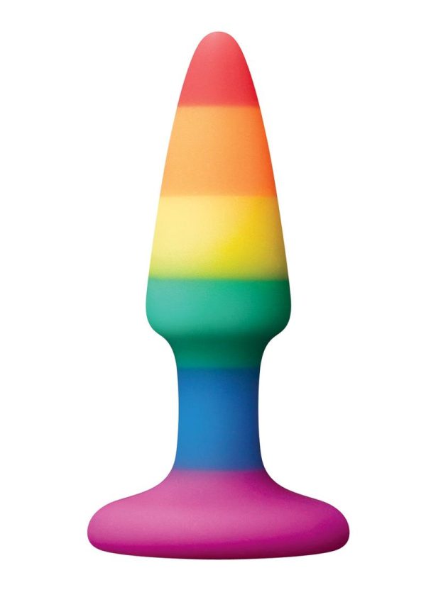 Colours Pleasure Plug Pride Editon Silicone Butt Plug Mini - Rainbow