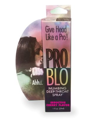 ProBlo Numbing Deep-Throat Spray 1oz - Seductive Cherry