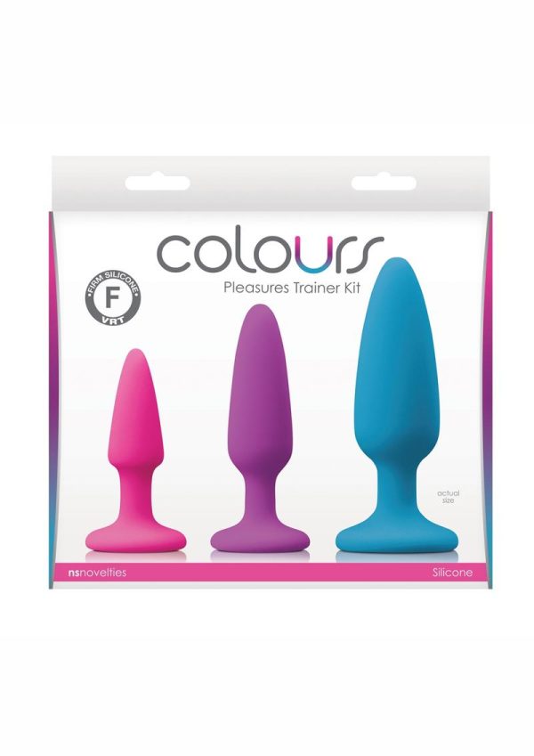 Colours Pleasures Trainer Kit Silicone Anal Plugs Assorted Sizes - Multicolor