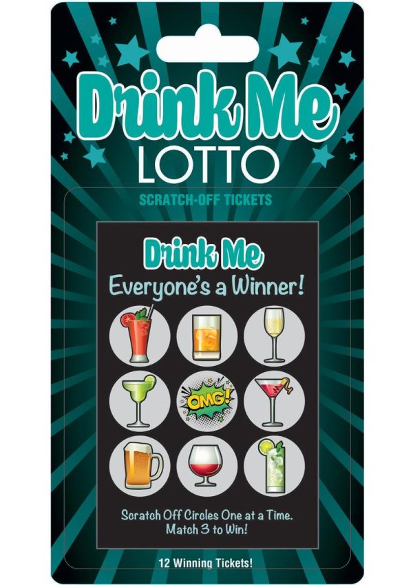 Drink Me Lotto Scratch Off Tickets (12 Per Pack)