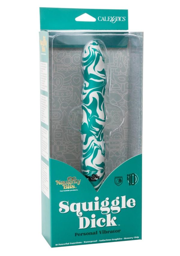 Naughty Bits Squiggle Dick Vibrator - Multicolor