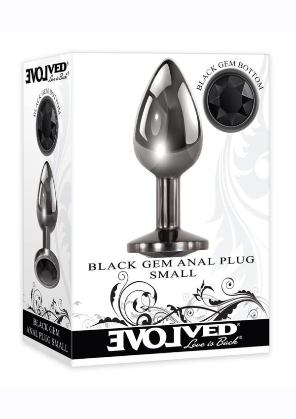 Black Gem Anal Plug - Small