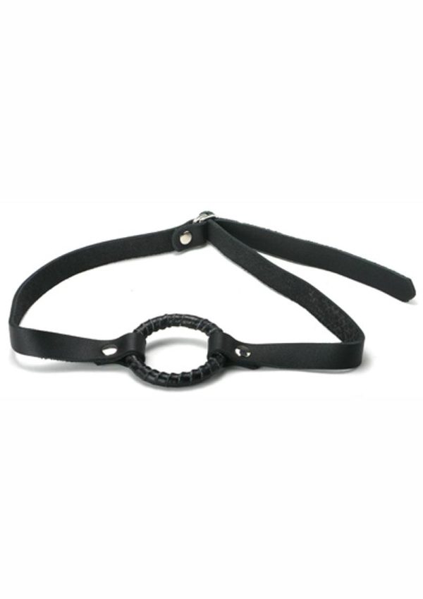 Strict Leather Ring Gag Medium - Black