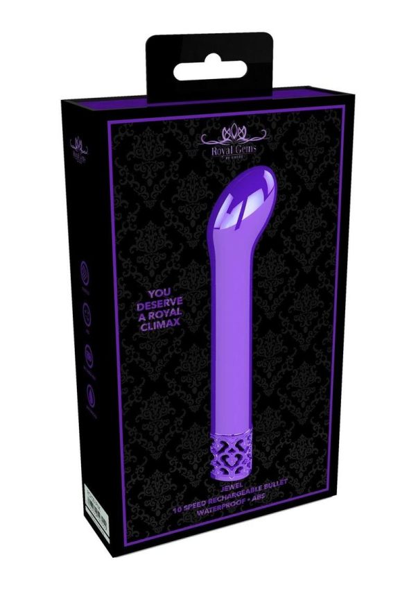 Royal Gems Jewel Rechargeable Bullet - Purple