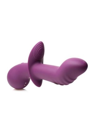 Rumblers 10X G-Spot Silicone Rabbit Vibrator - Purple