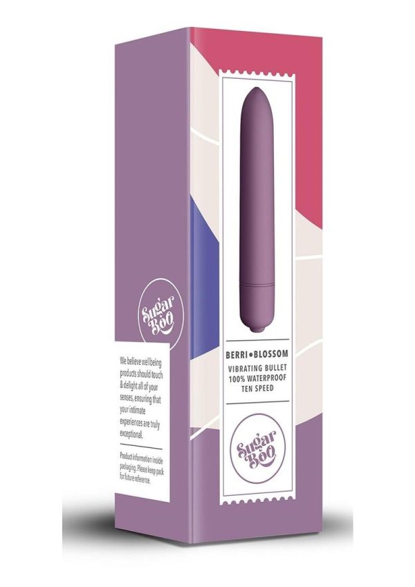 SugarBoo Berri Blossom Vibrating Bullet - Purple