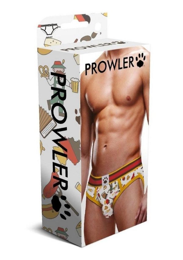 Prowler Fall/Winter 2022 Berlin Brief - Small - White/Orange