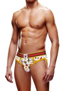 Prowler Fall/Winter 2022 Berlin Brief - Medium - White/Orange