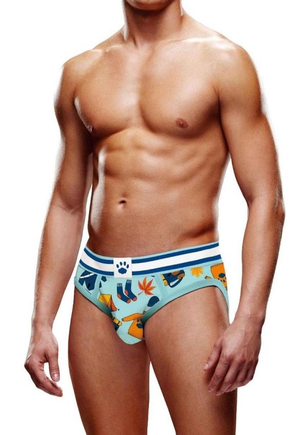 Prowler Fall/Winter 2022 Autumn Scene Brief - Small - Blue/Orange