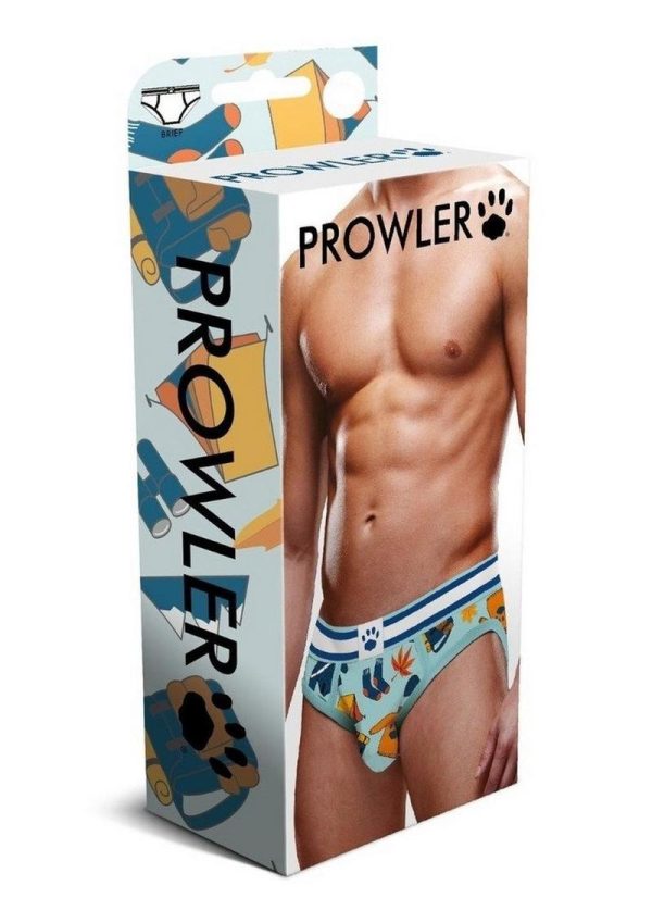 Prowler Fall/Winter 2022 Autumn Scene Brief - Large - Blue/Orange