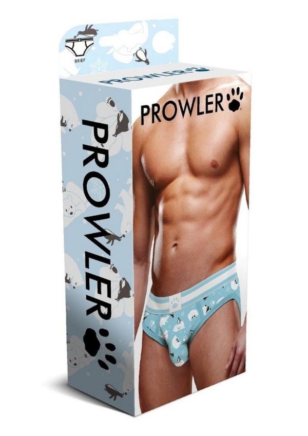 Prowler Fall/Winter 2022 Winter Animals Brief - Large - Blue/White