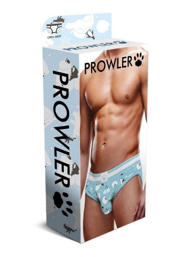 Prowler Fall/Winter 2022 Winter Animals Open Brief - XSmall - Blue/White