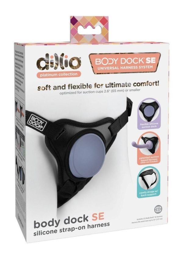 Dillio Plantinum Body Dock Harness System - Lavender/Black