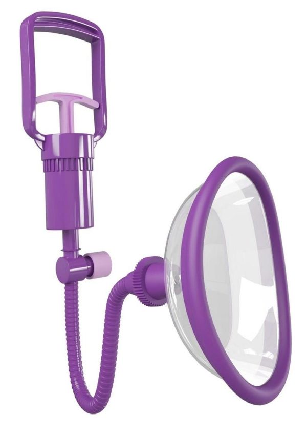 Fantasy For Her Manual Pussy Pump - Purple/Clear