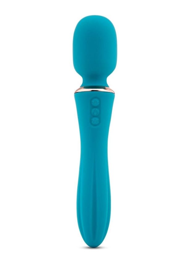 Nu Sensuelle Mika Nubii Rechargeable Silicone Mini Wand - Blue