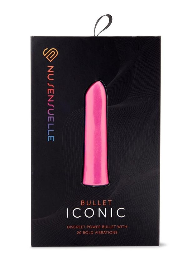 Nu Sensuelle Iconic Rechargeable Silicone Bullet - Deep Pink