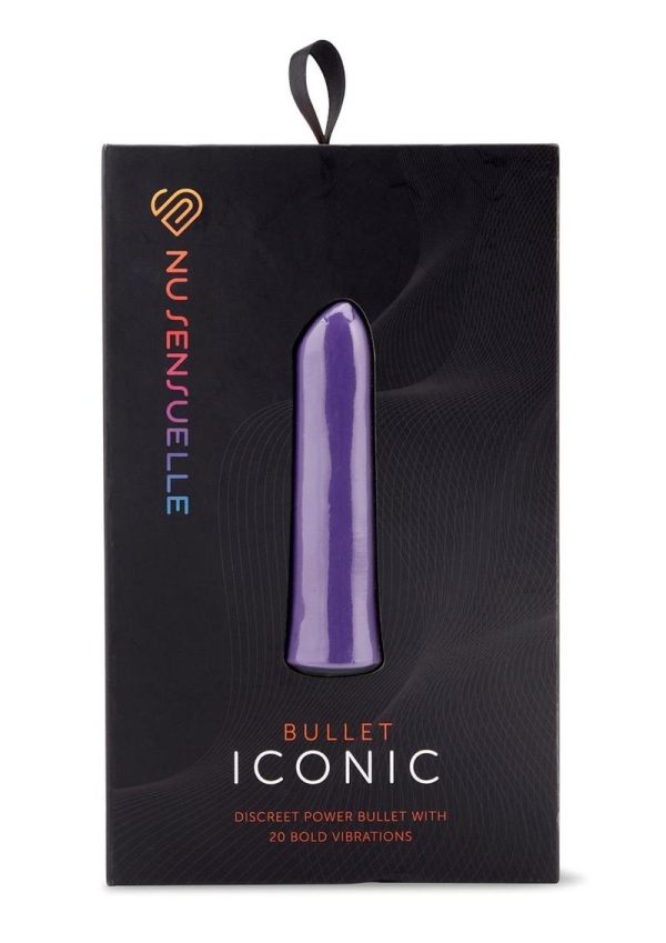 Nu Sensuelle Iconic Rechargeable Silicone Bullet - Deep Purple