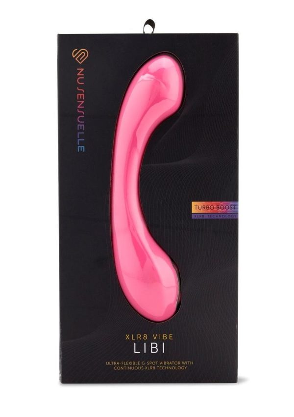 Nu Sensuelle Libi Flexible Rechargeable Silicone G-Spot Vibrator - Deep Pink