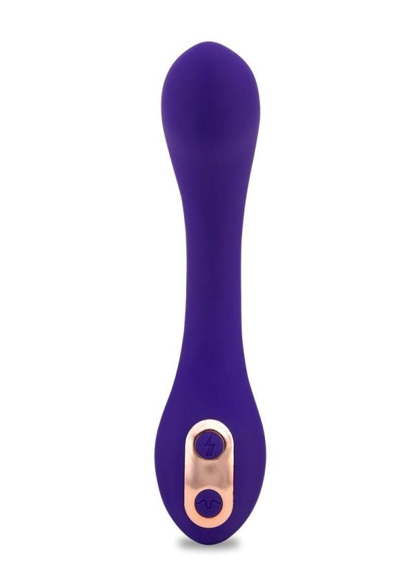 Nu Sensuelle Libi Flexible Rechargeable Silicone G-Spot Vibrator - Deep Purple