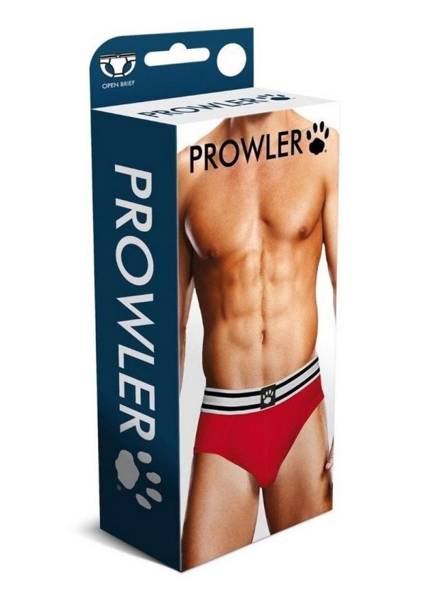 Prowler Red/White Open Brief - Large