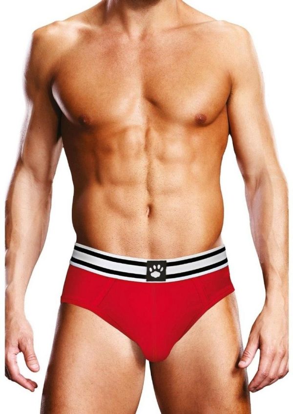 Prowler Red/White Open Brief - Large