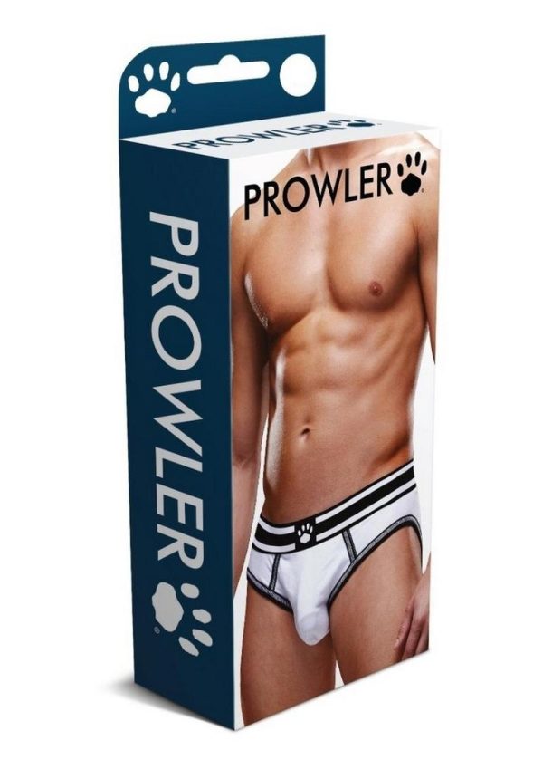 Prowler White/Black Open Brief - Large