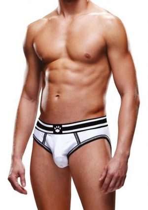 Prowler White/Black Open Brief - Medium