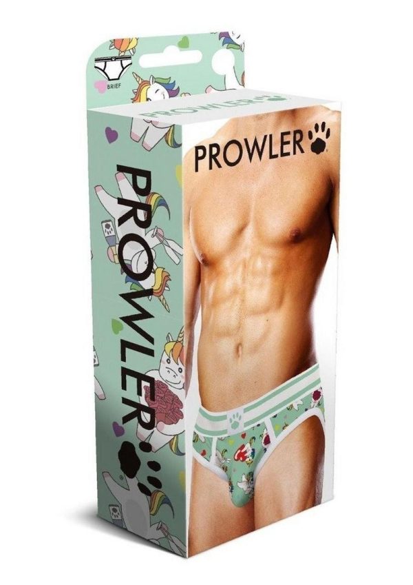 Prowler Unicorn Hearts Brief - XXLarge  - Green