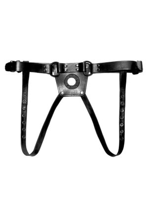 Prowler Leather Dong Harness - Medium - Black