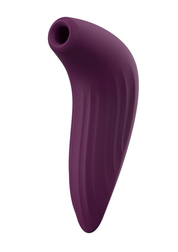 Svakom Pulse Union App Compatible Silicone Suction Stimulator - Violet/Silver