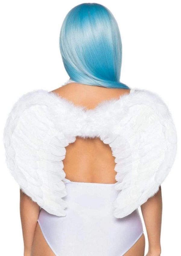 Marabou Trim Wings - O/S - White