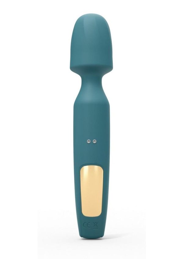 R-evolution Rechargeable Silicone Rabbit Vibrator - Teal Me