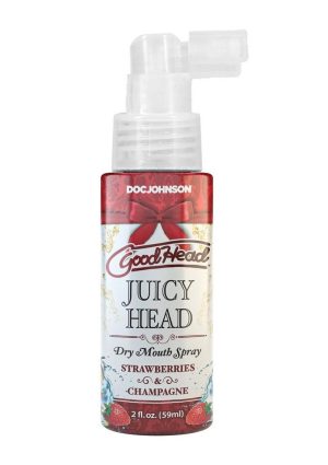 GoodHead Juicy Head Dry Mouth Spray - Strawberries and Champagne 2oz