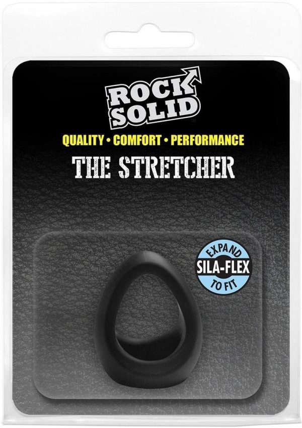 Rock Solid The Stretcher Silicone Ball Stretcher - Black