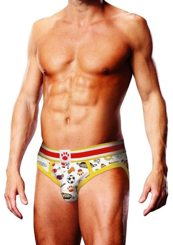 Prowler Spring/Summer 2023 Barcelona Brief - Small - White/Multicolor