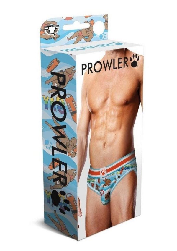 Prowler Spring/Summer 2023 Gaywatch Bears Open Brief - Small - Blue/Orange