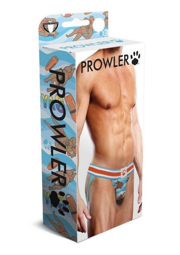 Prowler Spring/Summer 2023 Gaywatch Bears Jock - Small - Blue/Orange