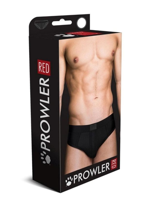 Prowler Red Ass-Less Brief - XXLarge - Black