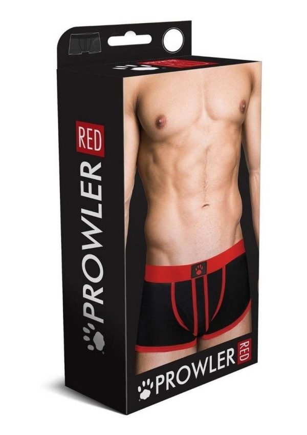 Prowler Red Ass-Less Trunk - Large - Red/Black